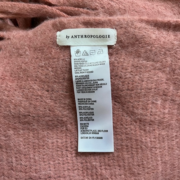 Anthropologie pink scarf - Picture 3 of 3